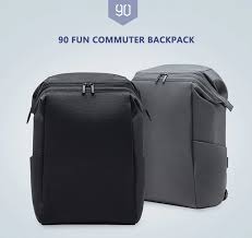 90FUN Black Business Men Backpack