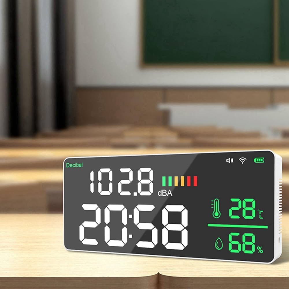 Tuya Smart Decibel Meter Large Wall